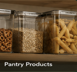Pantry products smart containers